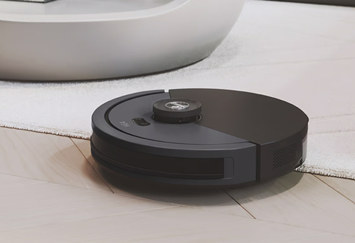 Η σκούπα σε ένα χαλί